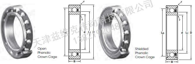 NHBB SSRI-2420 力距管球軸承圖紙
