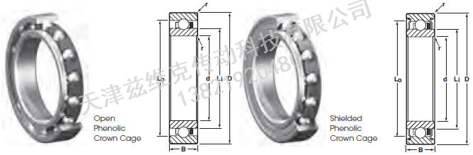 NHBB SSRI-544EE 力距管球軸承圖紙
