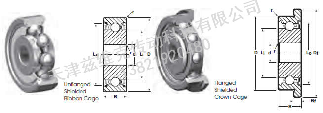 NHBB SSRI-5632ZA91 深溝球軸承圖紙